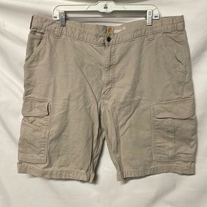 Carhartt Cargo Shorts Men's Size 42 Relaxed Fit Khaki Shorts 10” inseam
